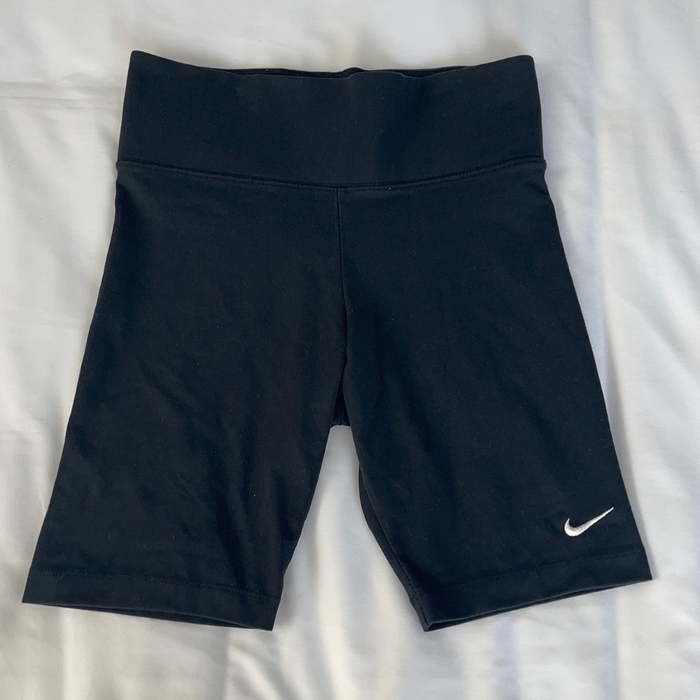 Black cotton Nike Bike shorts